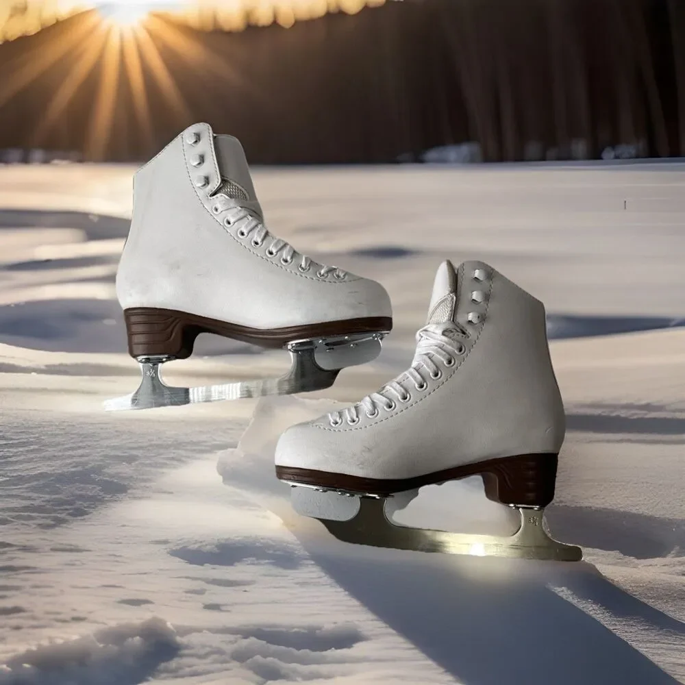 Jackson Excel Figure Ice Skates Mark II 1291 White Kids Size 3.5C - Picture 15 of 16